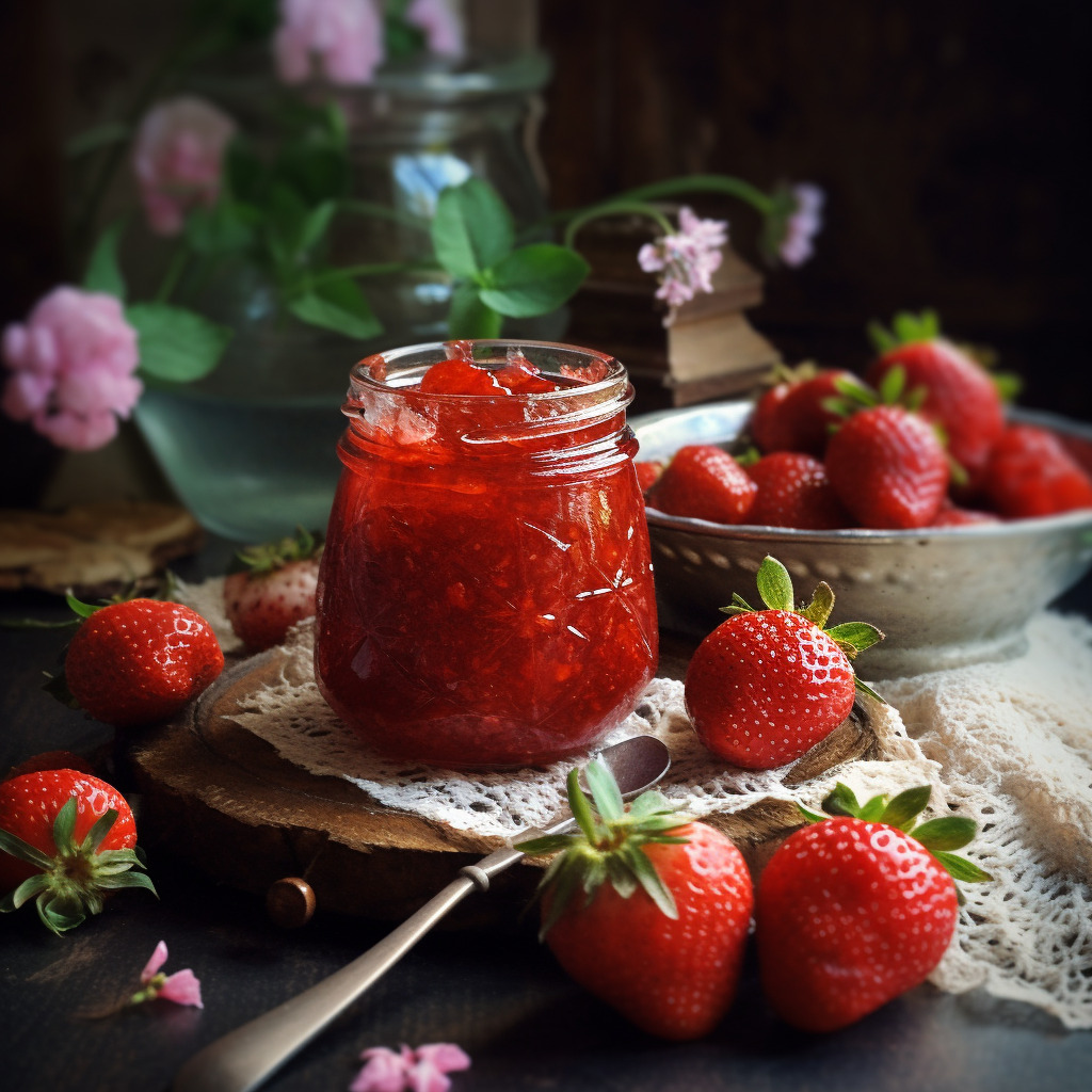 Confiture aux queues de fraises anti-gaspi
