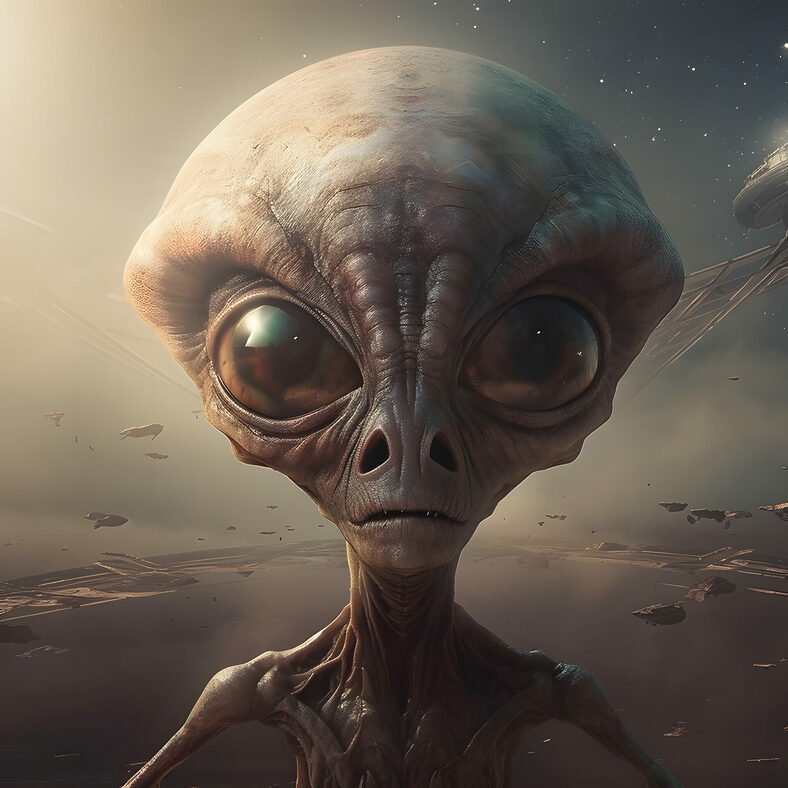 Portrait d'un extraterrestre