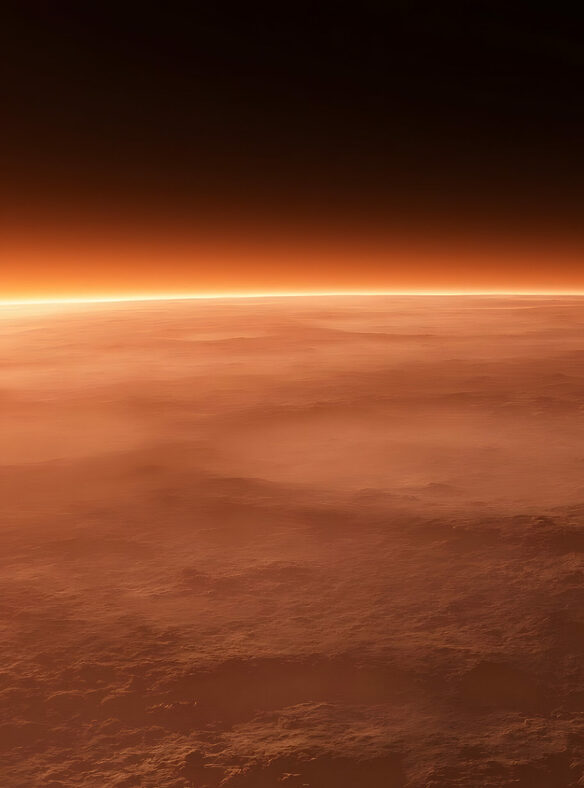Atmosphère orange de Mars