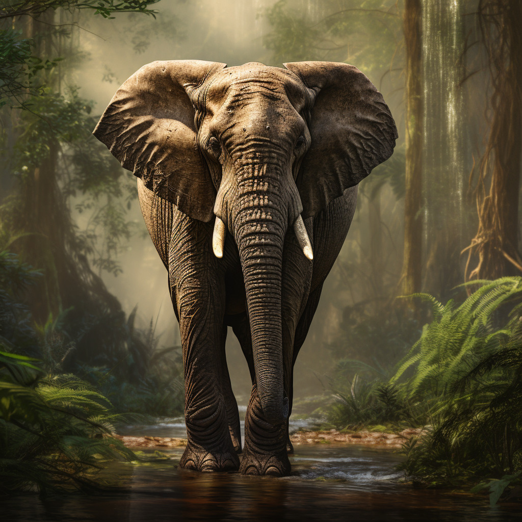 Éléphant des forêts d'Afrique
