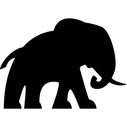 Icône d'une tête d'éléphant
