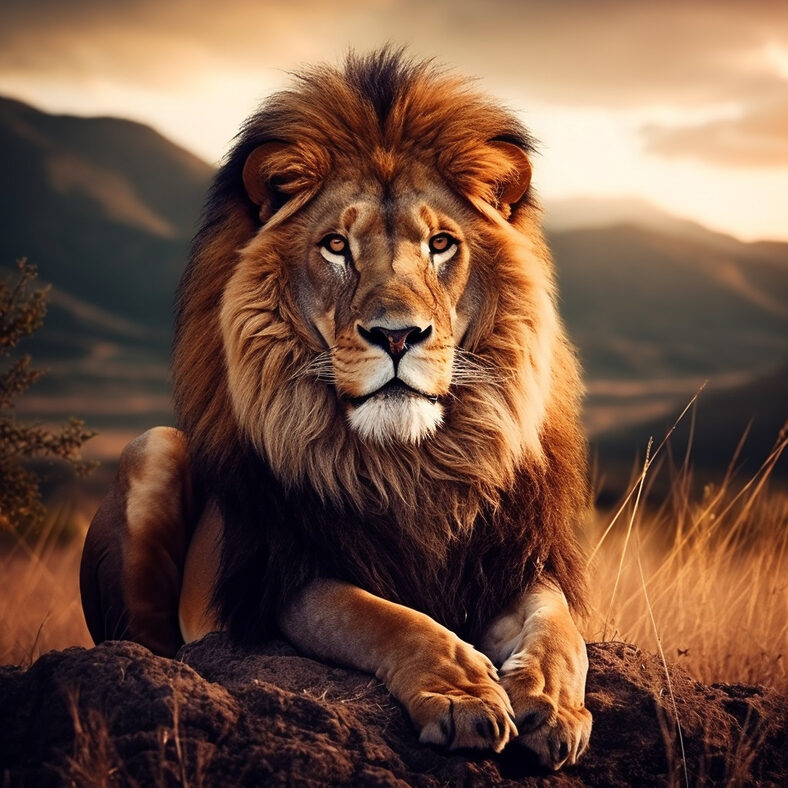 Lion d'Afrique - Panthera leo leo
